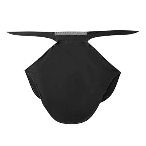 Women Elegant Long Scarf Muslim Islamic Ramadan Eid Hijab Prayer Scarf Silk Jersey Turban Headwrap Lightweight Shawl - color: Black