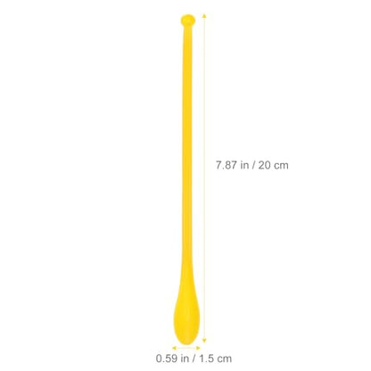 Mobestech 50 Pcs Double-Headed Plastic Lab Scoops Sampling Spoons Lightweight Mixing Spatulas for Powder Granules Solid Materials in Laboratory Home and Restaurant Use