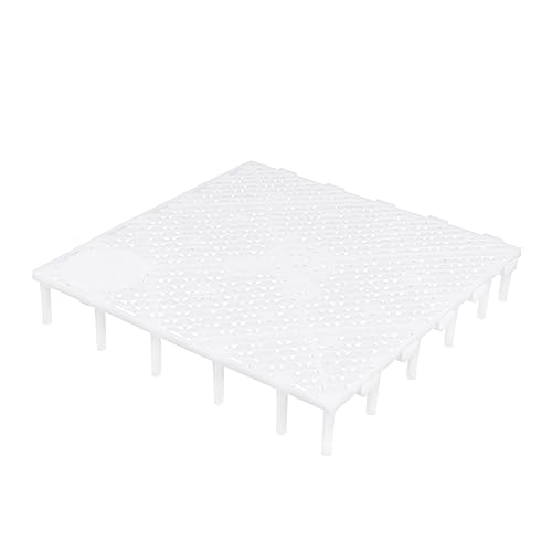 COLLBATH 10pcs Aquarium Filtering Plates Sand Divider Board for Fish Tank Easy to Install Bottom Pad High Water Permeability Splicing Combination for Custom Aquatic Environment