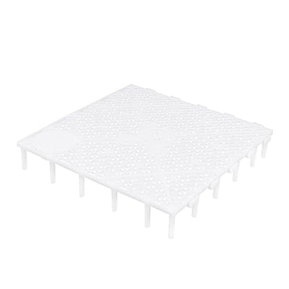 COLLBATH 10pcs Aquarium Filtering Plates Sand Divider Board for Fish Tank Easy to Install Bottom Pad High Water Permeability Splicing Combination for Custom Aquatic Environment