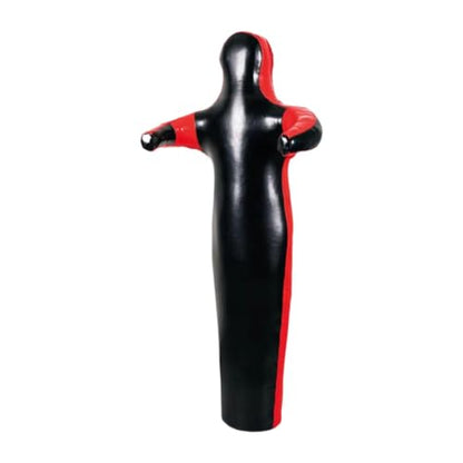 Grappling Dummy Wrestling Dummy Unfilled Jiu Punching Bag Throwing Judo Dummy Bag for Kickboxing Judo Karate - color: Black 150cm