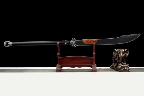 48 Inches Chinese Kung Fu Treasured Sword Dao Carbon Steel Sharp Knight Broadsword Machete