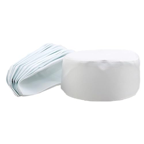 Mens Embroidered Kufi Muslim Prayer Hat Soft Islam Religious Arabic Cap - color: Thin/10pcs, size: Medium