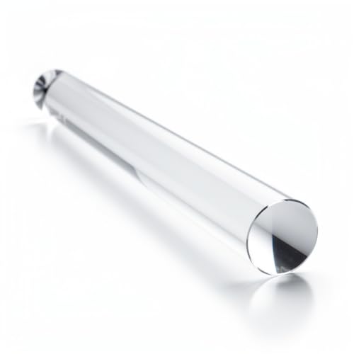 Acrylic Square Rod, Clear, 1-1/4" x 1-1/4", 12" L - size: 12.0" L x 1.25" OD