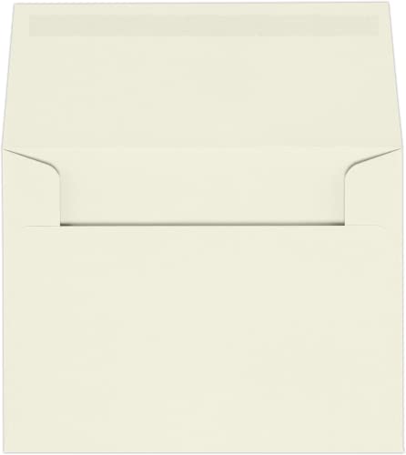 LUXPaper A2 Invitation Envelopes (4 3/8 x 5 3/4) - 70lb. Classic Crest Natural White (500 Qty.) | Perfect for Invitations, Announcements, Sending Cards, RSVP Cards | 4870-70NW-500 - color: 70lb. Classic Crest Natural White, size: 500 Qty.
