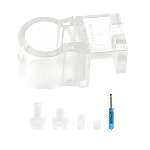 Airline Tube Holders Clamps Aquarium Acrylic Fixture Clamp for Fish for Tank Aquarium Water Clip Fish for Tank Tube Fish Tank Water - size: Large
