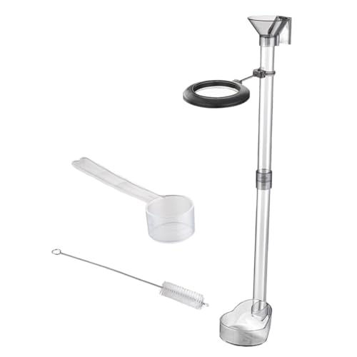 GANAZONO Fish Tank Shrimp Feeder Tube Plastic Fish Feeding Ring Aquarium Accessory for Directed Feeding and Shrimp Multifunctional Feeder Set