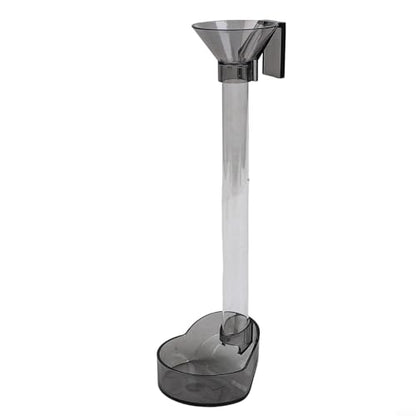 PC Shrimp Feeder Set, Adjustable Aquarium Fish Feeding Tube Kit with Ring and Brush, for Tanks up to 15mm, Includes Measuring Spoon, Transparent