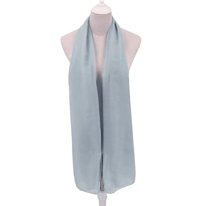vimate 여성용 경량 면 스카프 패션 헤드 커버 히잡 보일 스카프 숄 랩 - color: G3#. 스타일 52-그레이