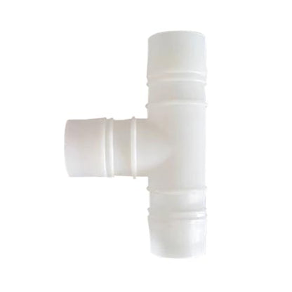 Plastic 1" ID Hose Barb Fittings, Equal Barbed Tee Pipe Connectors 3 Way Joint Splicer Mender Union Adapter for Boat Aquarium, Pack of 6 - size: 1 Inch