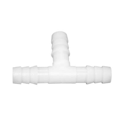 Plastic 5/16" ID Hose Barb Fittings, Equal Barbed Tee Pipe Connectors 3 Way Joint Splicer Mender Union Adapter for Boat Aquarium, Pack of 6 - size: 5/16 Inch