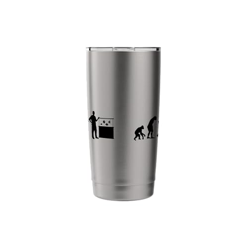 Fish Farmer Evolution Fish Holder Gift Fish Friend Stainless Steel Insulated Tumbler - color: Brushed Steel