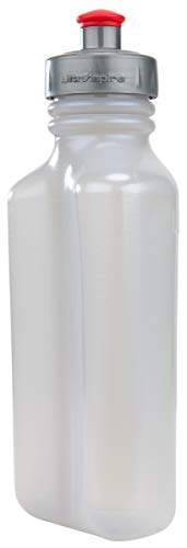 Ultraspire x UltraFlask 550 Hybrid Running Water Bottle - Ultra Squeezable, Soft and Comfortable, BPA and PVC Free, Made in the USA - color: Pearl