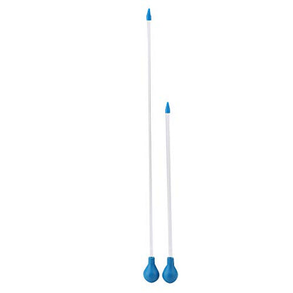 Aquarium Feeder, 2Pcs Long Acrylic Pipette Dropper Tube with Waste Remover Tool for Reef Anemones, Brine Shrimp Feeding, Fish Tank Maintenance Tools for Saltwater Aquariums