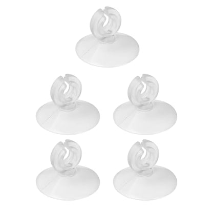 5Pack Corrosion-Proof Hose Fasteners for Fish Tubing and Wire Stability Hold Aquarium Suction Cups