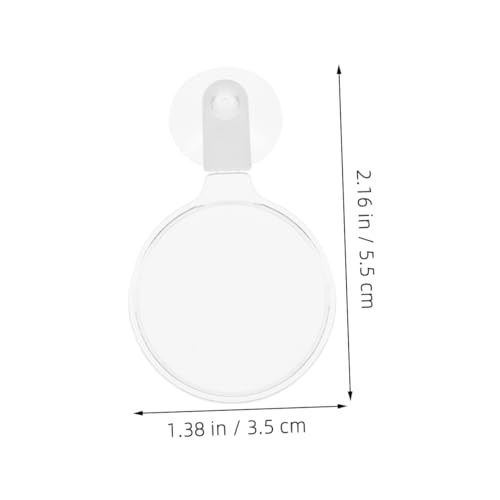 CALLARON 4pcs Acrylic Cup Lens for Fish Tank Viewing for Observing Animals User-Friendly Design for Easy Installation and Use