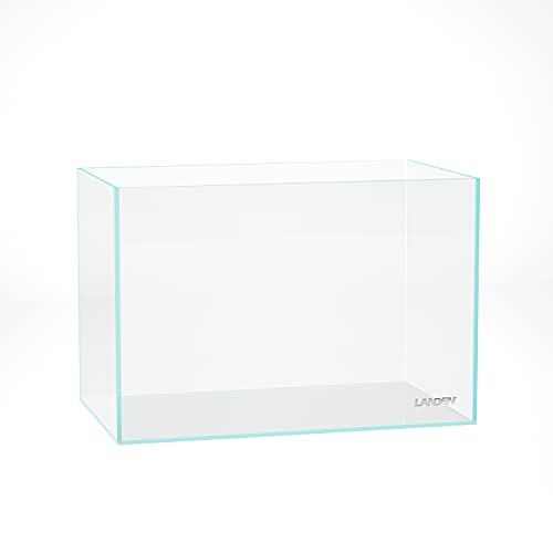 45P 10 Gallon Rimless Low Iron Aquarium Fish Tank,W17.7×D11.8×H11.8 in(45x30x30cm) 5mm Thickness with Nano Foam Leveling Mat - size: 10Gal W17.7×D11.8×H11.8 in(45x30x30cm)