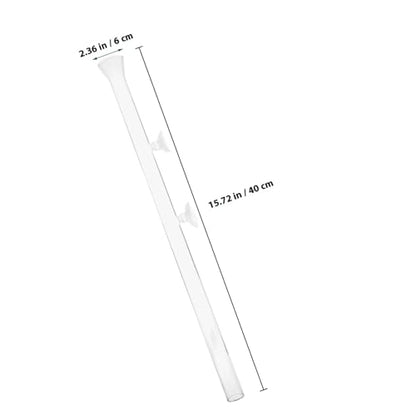 SHINEOFI Aquarium Fish Feeder Tube with Glass Feeding Dish 40cm Shrimp Feeder for Fish Tank Tools and Aquarium Shrimp Feeding