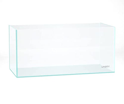 100P 50 Gallon Rimless Low Iron Aquarium Tank, W39.4×D17.7×H17.7 in(100x45x45cm) 10mm Thickness with Black Nano Foam Leveling mat Included - size: 50Gal W39.4×D17.7×H17.7 in(100x45x45cm)
