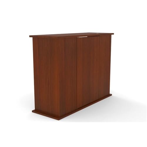 Afuera Living Upright Aquarium Stand, 30/38/45 Gallon Capacity, Serene Cherry Finish, Solid Top Design, Moisture-Resistant Laminate, Storage Cabinet, Contemporary Style for Home Aquarium or Terrarium