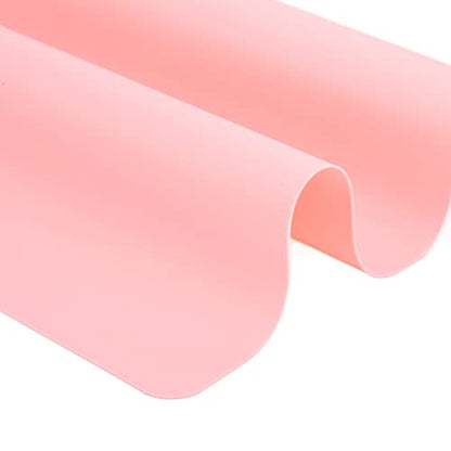 Dioche Versatile Silicone Craft Mat - Heat, Nonslip, Washable Silicone Sheet for DIY Projects, Resin Crafts, and Kitchen Use in Vibrant Pink - Large, Flexible Silicon Mat (Pink) - color: Pink