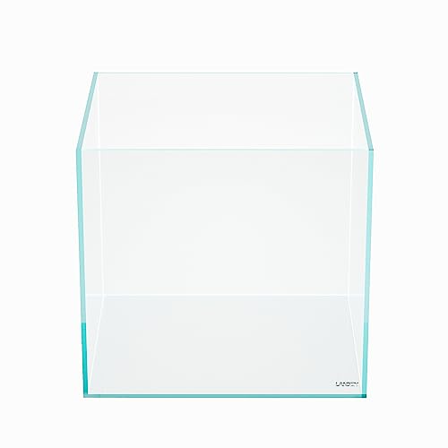 40C Rimless Low-Iron Cube Aquarium, 15.6 Gal, 15.7x15.7x15.7in | 40x40x40cm; aquascaping and fish; 6mm glass - size: 15.6Gal W15.7×D15.7×H15.7 in(40x40x40cm)