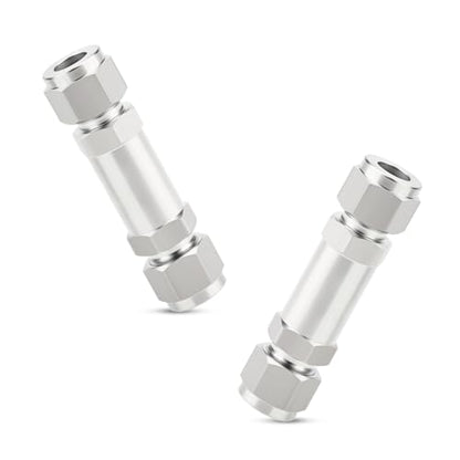 1PCS 316L Stainless Steel 1/4" Tube OD Check Valve,Backflow Prevention,One Way Non-Return Check Valves - size: 1/4" Tube OD (No Silver)