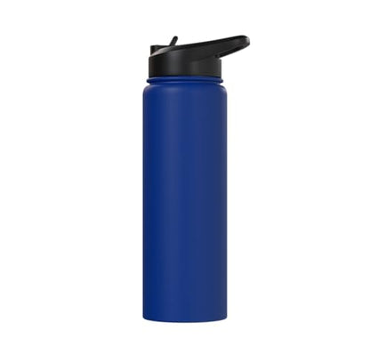 3 Minutes Is A Long Time Boxing Round Timer Training - Stainless Steel Insulated Water Bottle - color: Royal Blue