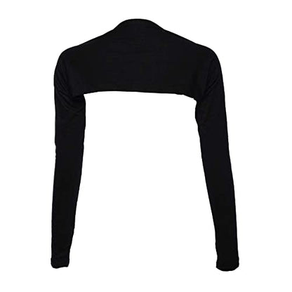 Women Anti-UV Cooling Shawl UV Protection Arm Sleeves Sun Protector for Golfing Riding Running Outdoor Activities - color: Black