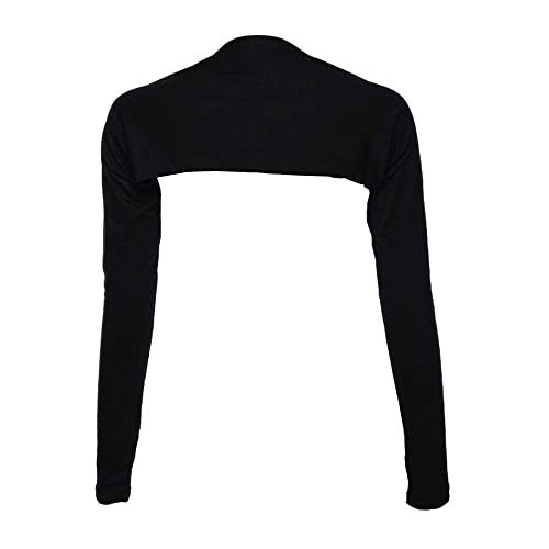 Women Anti-UV Cooling Shawl UV Protection Arm Sleeves Sun Protector for Golfing Riding Running Outdoor Activities - color: Black
