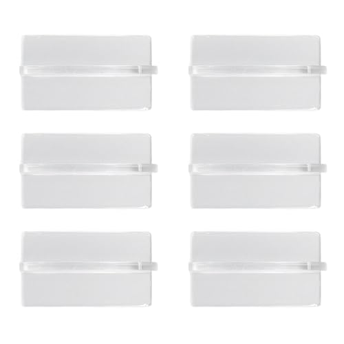 Acrylic Fish Tank Cover Handle, Durable Transparent Lid Pull Handle, 6Pcs - Secure Grip, Easy Replacement, Ideal for Aquarium and Glass Covers