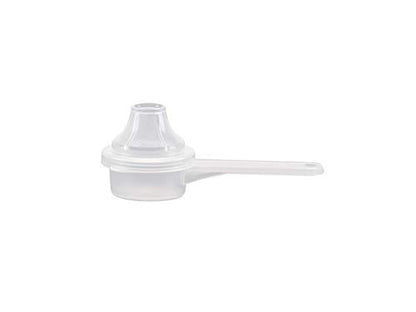 Measuring Scoop & Funnel - No Cap Open Spoon 1-Pack 5cc | Universal open design measuring spoon, Built-in funnel neck pour spout, Quick access cup for coffee powders and baking