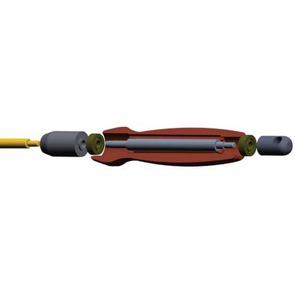 Tipton Deluxe Cleaning Rods .22-.26, 26" with Multiple Caliber Sizes and Lengths, Carbon Fiber Shaft and Hanging Hole for Cleaning, Maintenance and Gunsmithing - size: 26 Inch - 22-26 Caliber