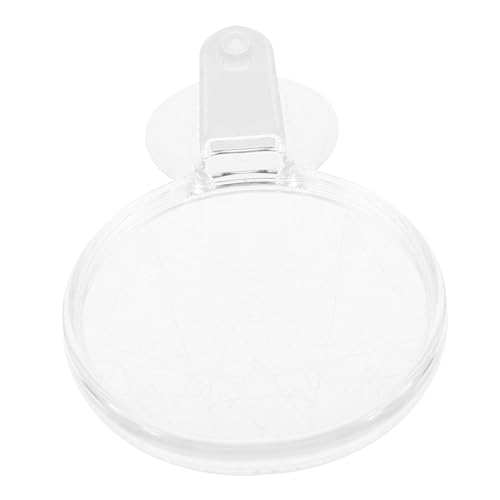 Happyyami 5pcs Betta Fish Glass Cup Acrylic Microscope for Aquarium Plants Ants and Small Animals Easy to Install and Observe Details Your Fish Tank - color: Whitex5pcs, size: 5.50X3.50X0.50CMx5pcs