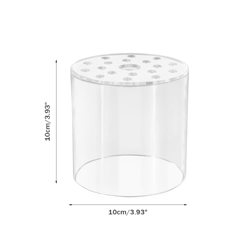 DONGKER Coral Feeder Cover, Transparent Acrylic Coral Breeding Protection Cover Avoid Food Floating Around for Aquarium Fish Tank(80mm,100mm,120mm) - size: CFC-100