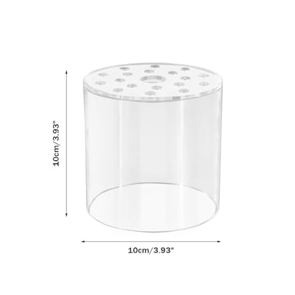 DONGKER Coral Feeder Cover, Transparent Acrylic Coral Breeding Protection Cover Avoid Food Floating Around for Aquarium Fish Tank(80mm,100mm,120mm) - size: CFC-100