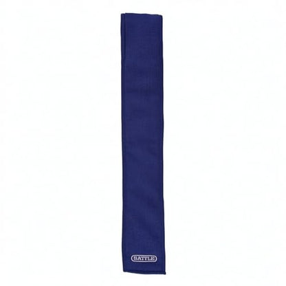 Battle Premium Football Streamer Towel, Navy | Light thin and quick-drying, attaches to your belt with hook-and-loop fastener, ultra-absorbent waffle fabric, stays put - color: Navy