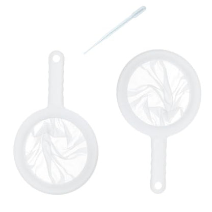 Aquarium Baby Brine Shrimp Sieve Eggshell Separator Artemia Collecting Net Kit 80 Mesh 200 Mesh for Brine Shrimp Hatchery