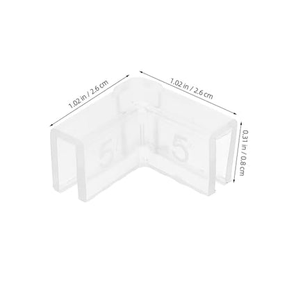 GALPADA 10pcs Transparent Corner Guards for Fish Tanks Soft Aquarium Edge Protectors and Boys and Girls Corner Safety Easy Installation Shaped Design