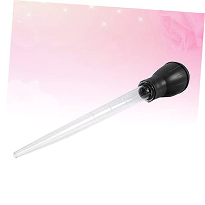 Happyyami Aquarium Manual Clean Pipette 50ml Fish Tank Cleaner Black Waste Removal Tool - color: Black, size: Size 3