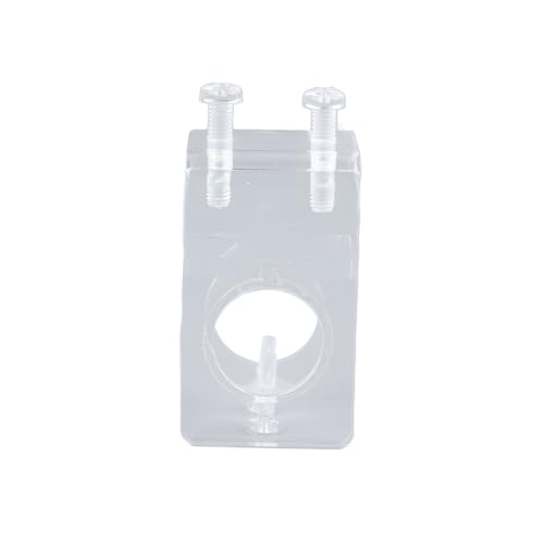 Aquarium Hose Fixing Clip, Clear Thickened Acrylic Fish Tank Water Pipe Bracket, 25mm Size - Durable Transparent Material, Easy Installation, Fish Tank Hose Organizer