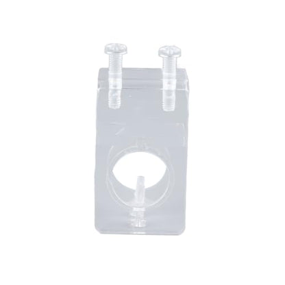 Aquarium Hose Fixing Clip, Clear Thickened Acrylic Fish Tank Water Pipe Bracket, 25mm Size - Durable Transparent Material, Easy Installation, Fish Tank Hose Organizer