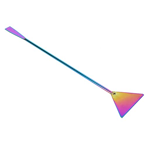 Alomejor Aquarium Stainless Steel Sand Spatula for Smoothing Substrate, 32cm Long Fish Tank Tool for Expert Aquascapers