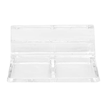 KIMISS 20Pcs Glass Cover Acrylic Clip Holder Support Clamp Accessory for Aquarium Fish 20Pcs Glass Cover (8mm) - size: 8mm