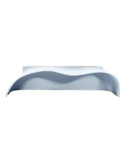 Chatelet REEFSHAPE - Abstract Aquarium Viewing Tunnel | Wavy Design Fish and Shrimp Hideout | Under-Substrate Tunnel | Made in USA (White) - color: White