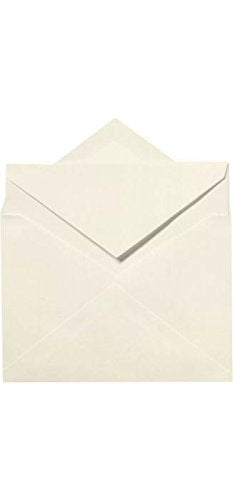 LUXPaper Outer Envelopes | 5 1/2" x 7 3/4" | Natural | 70lb. Text | 50 Qty - color: Natural, size: 5 1/2 x 7 3/4
