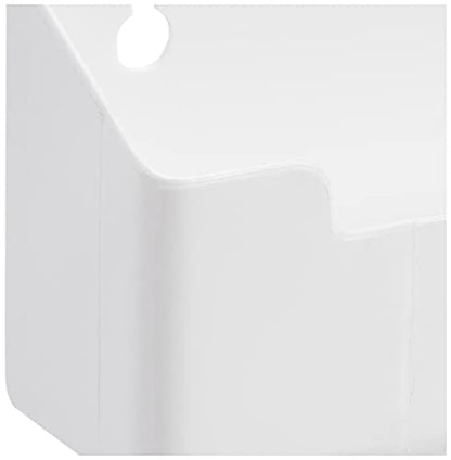 Knape & Vogt PSF11SH-2-W Polymer Sink Front Tray with Hinges Cabinet Organizer, 3 by 11 by 2-Inch - size: 11-inch (width)