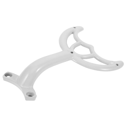 STOBOK Ceiling Fan Blade Arm Replacement Universal White Metal Fan Blade Support Rod Bracket Parts Repair Easy Installation
