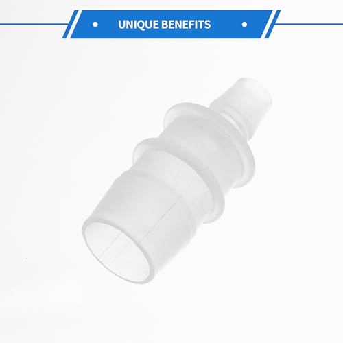 4pcs Plastic Hose Barb Fitting 3/4" to 3/8" Barbed Splicer Mender Joint Adapter Aquarium Clear - size: 3/4"-3/8"