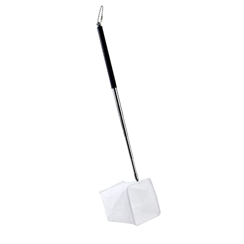 AQUANEAT Small Fish Tank Shrimp Net, Aquarium Debris Cleaning Tools, with Extendable Handle - size: 3 Inch